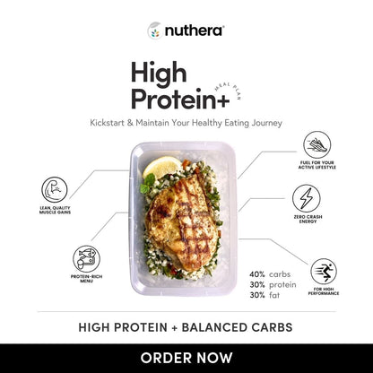 High Protein+ Moderate Carbs Meal Plan - Nuthera®