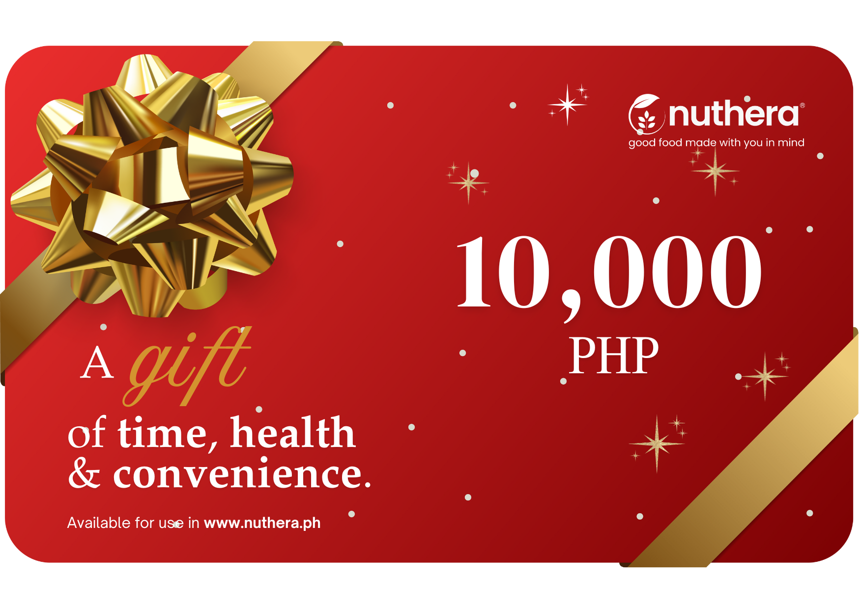 10,000 PHP e-Gift Card - Nuthera®