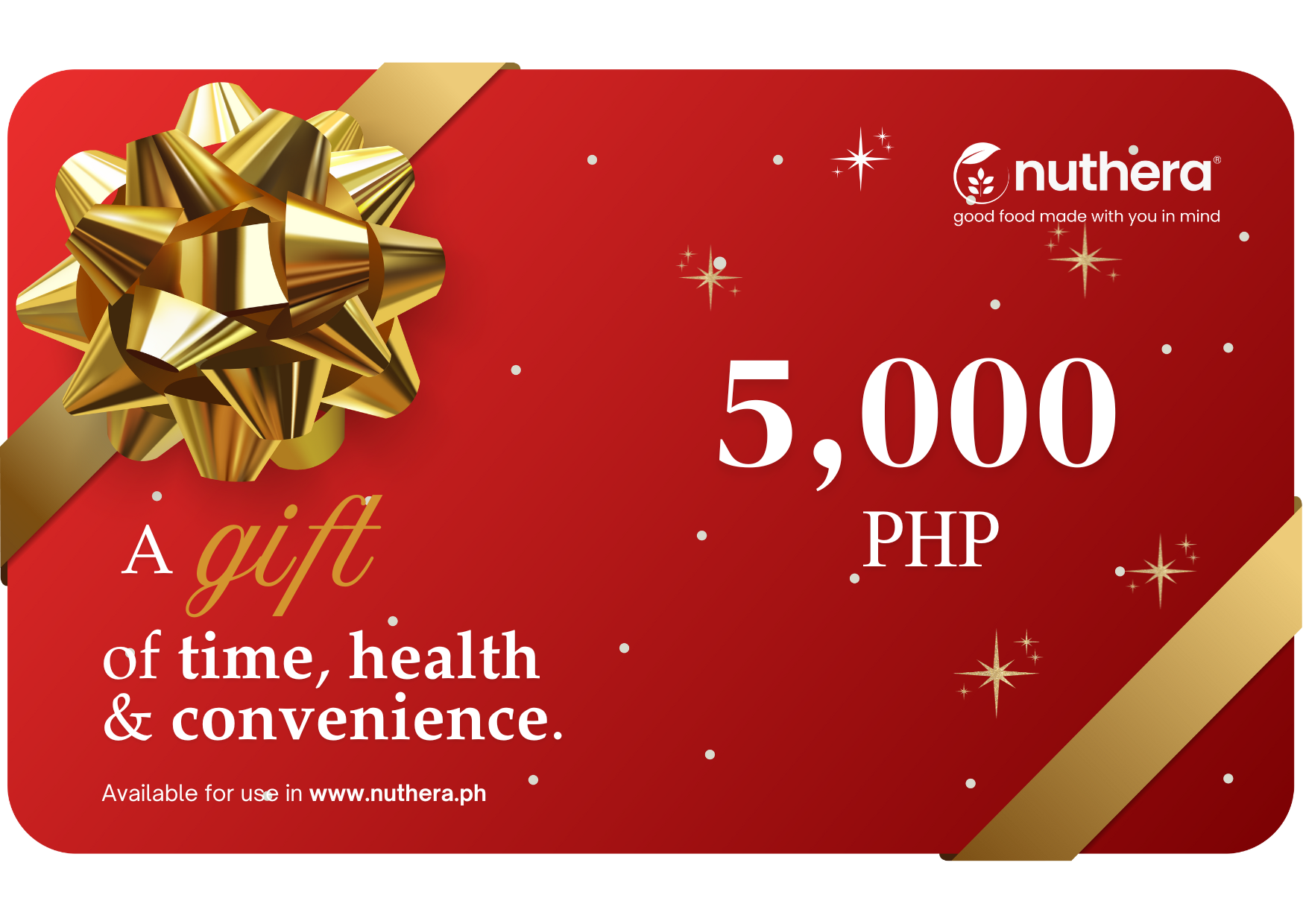 5,000 PHP e-Gift Card - Nuthera®