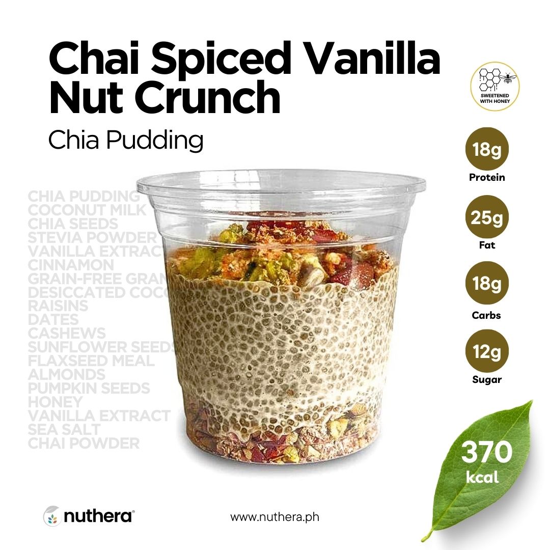 Chai Spiced Nut Crunch Chia Pudding - Nuthera®