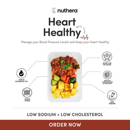 Heart-Healthy - 4 Meals/Day - 7-day Delivery - Nuthera®