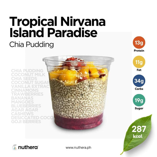 Tropical Nirvana Island Paradise Chia Pudding - Nuthera®